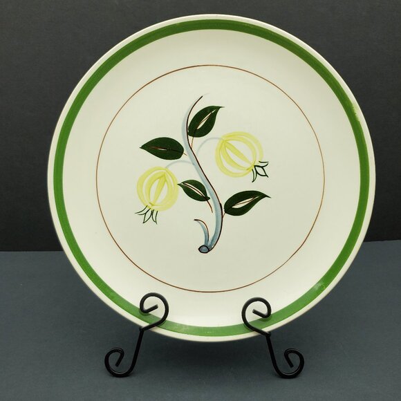 Blue Ridge Southern Potteries Forest Fruit Dinner Plates - Picture 2 of 13